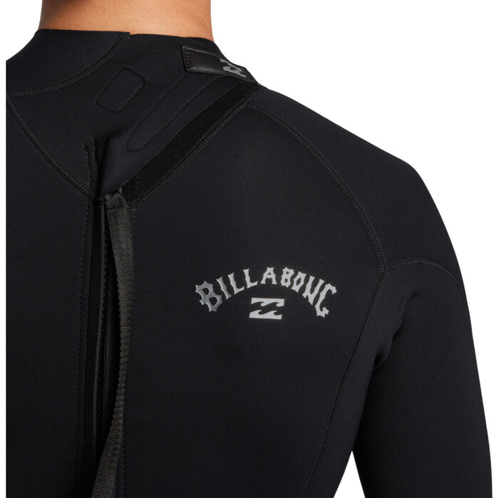 2024 Billabong Hombres Foil 5/4mm Back Zip Neopreno ABYW100236 - Black